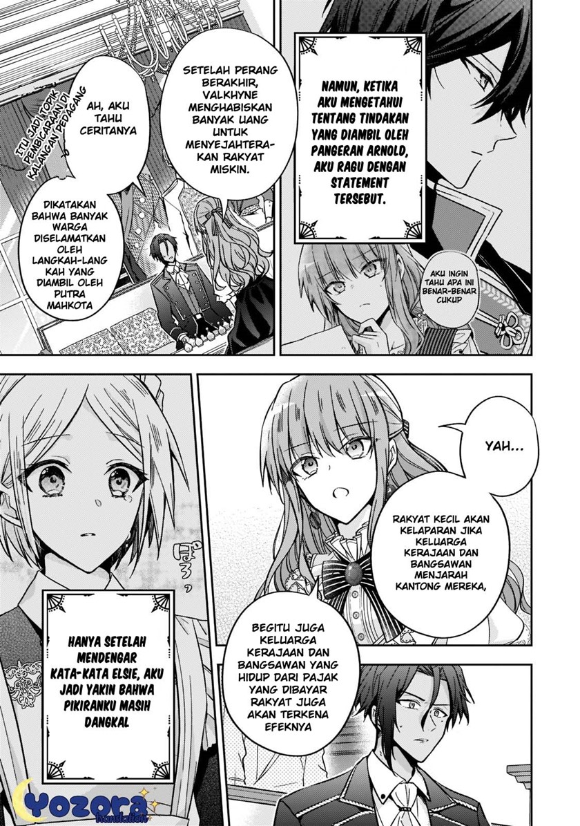 Halaman 4 dari Loop 7-kaime no Akuyaku Reijou wa, Moto Tekikoku de Jiyuu Kimama na Hanayome Seikatsu o Mankitsu Suru Chapter 12