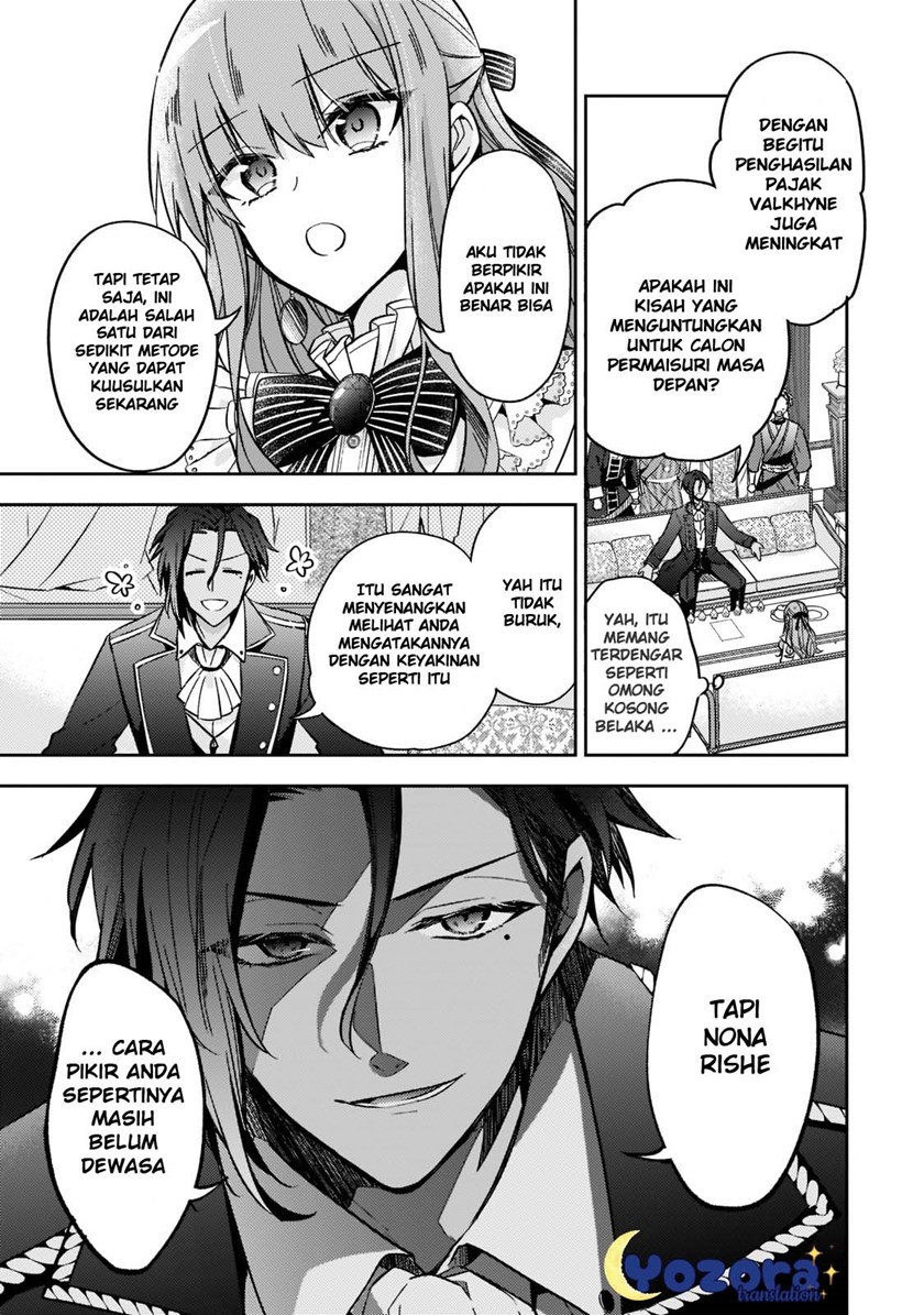 Halaman 8 dari Loop 7-kaime no Akuyaku Reijou wa, Moto Tekikoku de Jiyuu Kimama na Hanayome Seikatsu o Mankitsu Suru Chapter 12