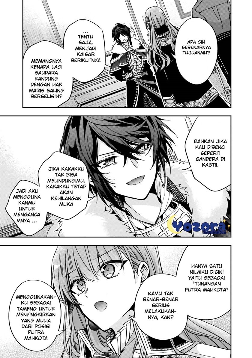 Halaman 20 dari Loop 7-kaime no Akuyaku Reijou wa, Moto Tekikoku de Jiyuu Kimama na Hanayome Seikatsu o Mankitsu Suru Chapter 14