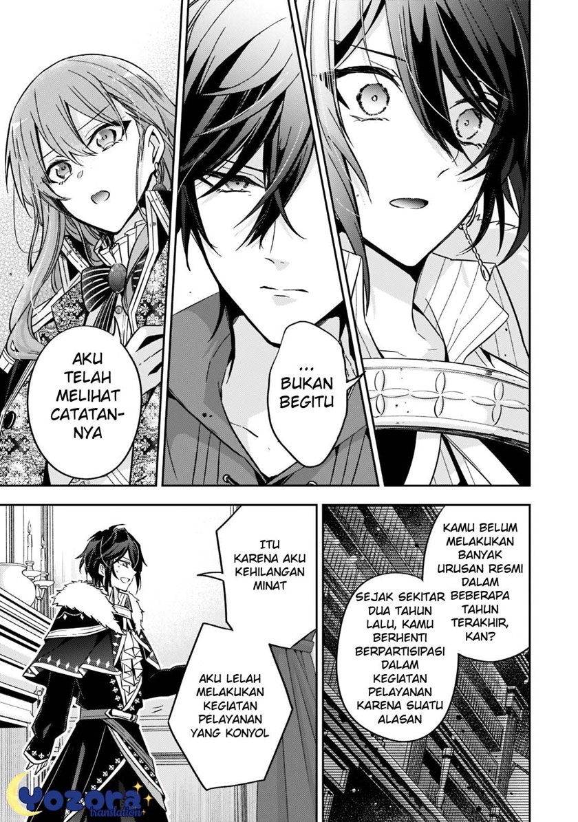 Halaman 22 dari Loop 7-kaime no Akuyaku Reijou wa, Moto Tekikoku de Jiyuu Kimama na Hanayome Seikatsu o Mankitsu Suru Chapter 14
