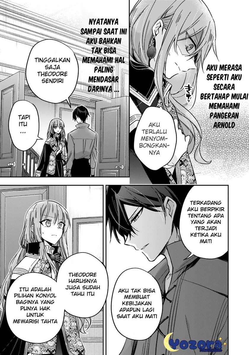Halaman 22 dari Loop 7-kaime no Akuyaku Reijou wa, Moto Tekikoku de Jiyuu Kimama na Hanayome Seikatsu o Mankitsu Suru Chapter 15