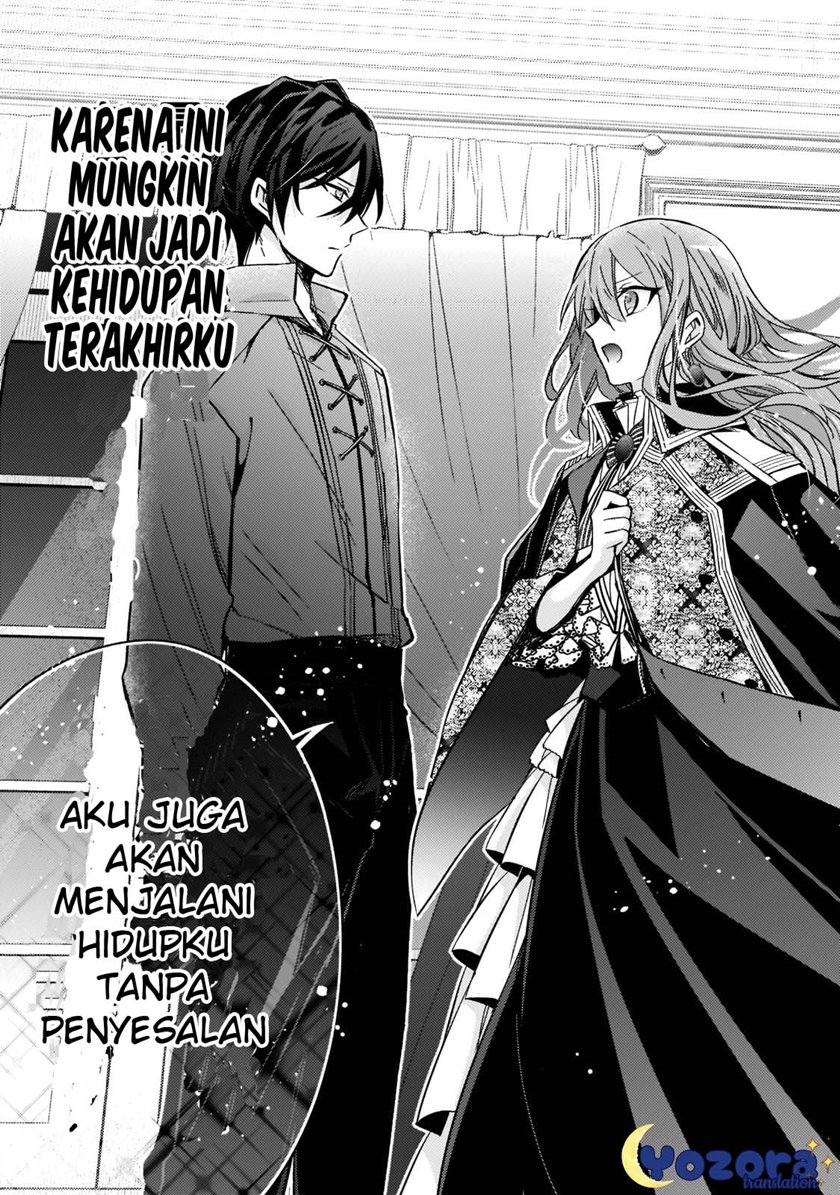 Halaman 28 dari Loop 7-kaime no Akuyaku Reijou wa, Moto Tekikoku de Jiyuu Kimama na Hanayome Seikatsu o Mankitsu Suru Chapter 15