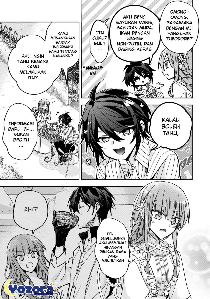 Halaman 4 dari Loop 7-kaime no Akuyaku Reijou wa, Moto Tekikoku de Jiyuu Kimama na Hanayome Seikatsu o Mankitsu Suru Chapter 17.5