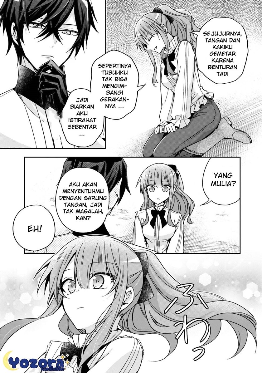 Halaman 28 dari Loop 7-kaime no Akuyaku Reijou wa, Moto Tekikoku de Jiyuu Kimama na Hanayome Seikatsu o Mankitsu Suru Chapter 17