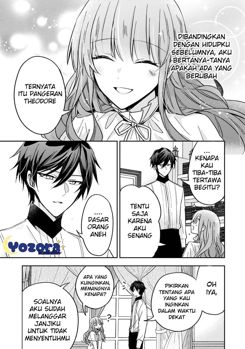 Halaman 6 dari Loop 7-kaime no Akuyaku Reijou wa, Moto Tekikoku de Jiyuu Kimama na Hanayome Seikatsu o Mankitsu Suru Chapter 17