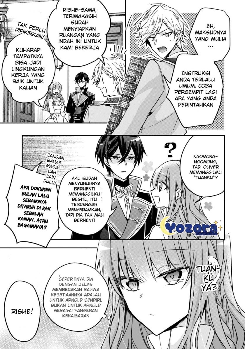 Halaman 22 dari Loop 7-kaime no Akuyaku Reijou wa, Moto Tekikoku de Jiyuu Kimama na Hanayome Seikatsu o Mankitsu Suru Chapter 18