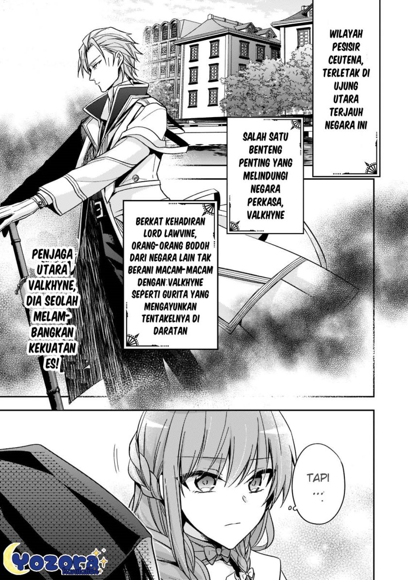 Halaman 14 dari Loop 7-kaime no Akuyaku Reijou wa, Moto Tekikoku de Jiyuu Kimama na Hanayome Seikatsu o Mankitsu Suru Chapter 19