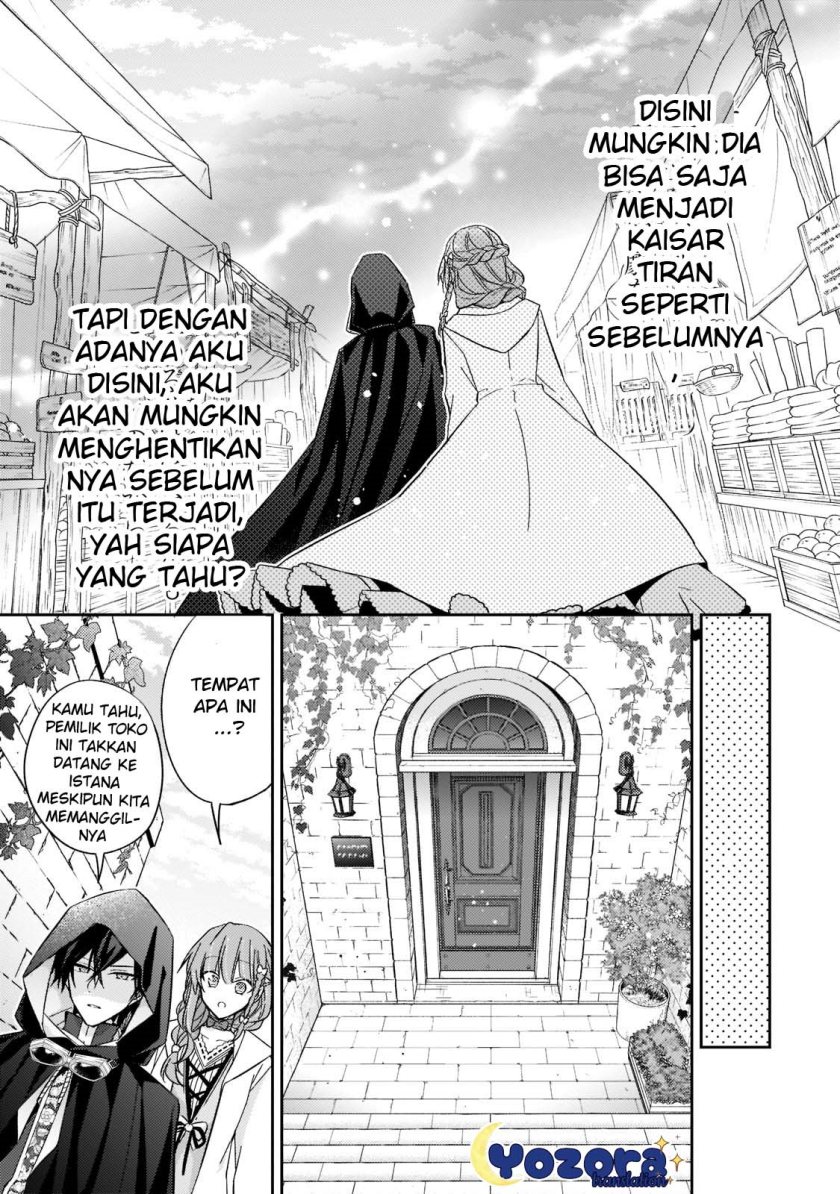 Halaman 18 dari Loop 7-kaime no Akuyaku Reijou wa, Moto Tekikoku de Jiyuu Kimama na Hanayome Seikatsu o Mankitsu Suru Chapter 19