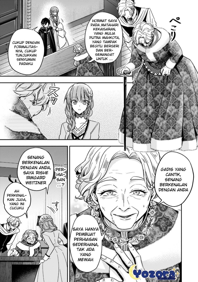 Halaman 20 dari Loop 7-kaime no Akuyaku Reijou wa, Moto Tekikoku de Jiyuu Kimama na Hanayome Seikatsu o Mankitsu Suru Chapter 19