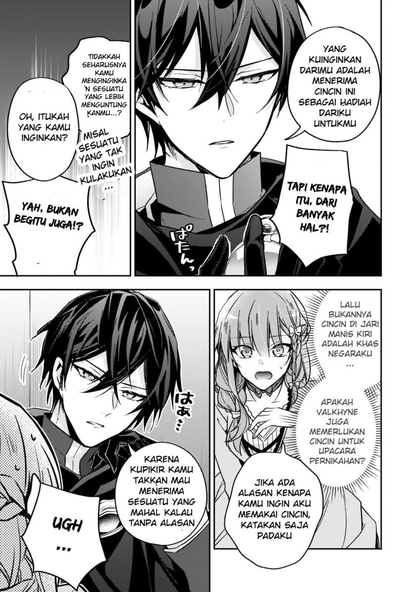 Halaman 30 dari Loop 7-kaime no Akuyaku Reijou wa, Moto Tekikoku de Jiyuu Kimama na Hanayome Seikatsu o Mankitsu Suru Chapter 19