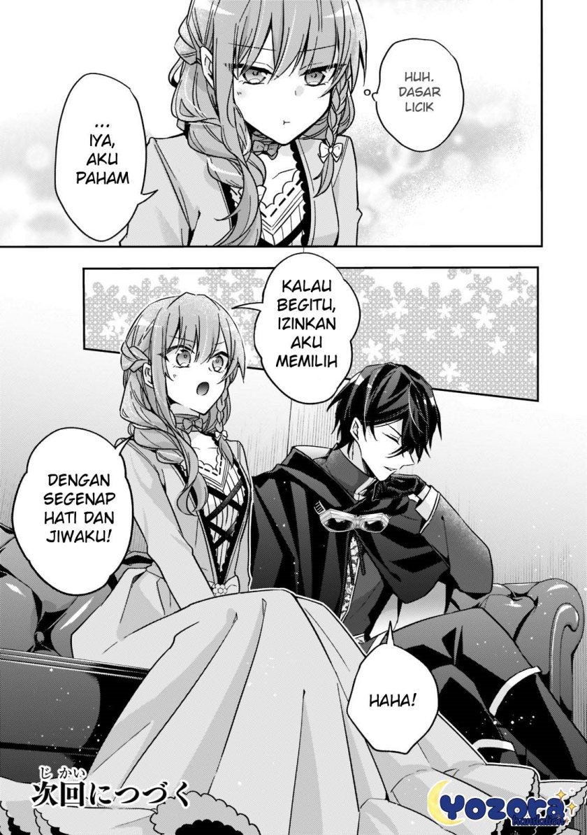 Halaman 32 dari Loop 7-kaime no Akuyaku Reijou wa, Moto Tekikoku de Jiyuu Kimama na Hanayome Seikatsu o Mankitsu Suru Chapter 19