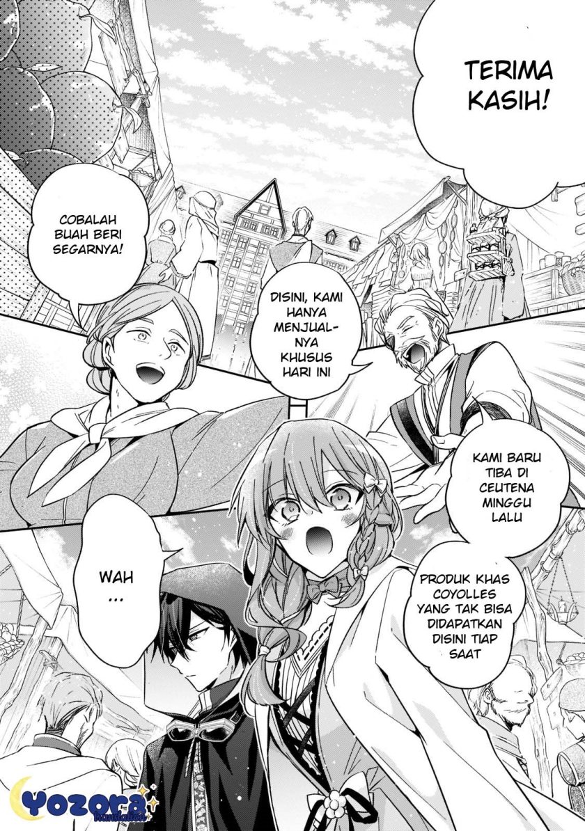 Halaman 6 dari Loop 7-kaime no Akuyaku Reijou wa, Moto Tekikoku de Jiyuu Kimama na Hanayome Seikatsu o Mankitsu Suru Chapter 19