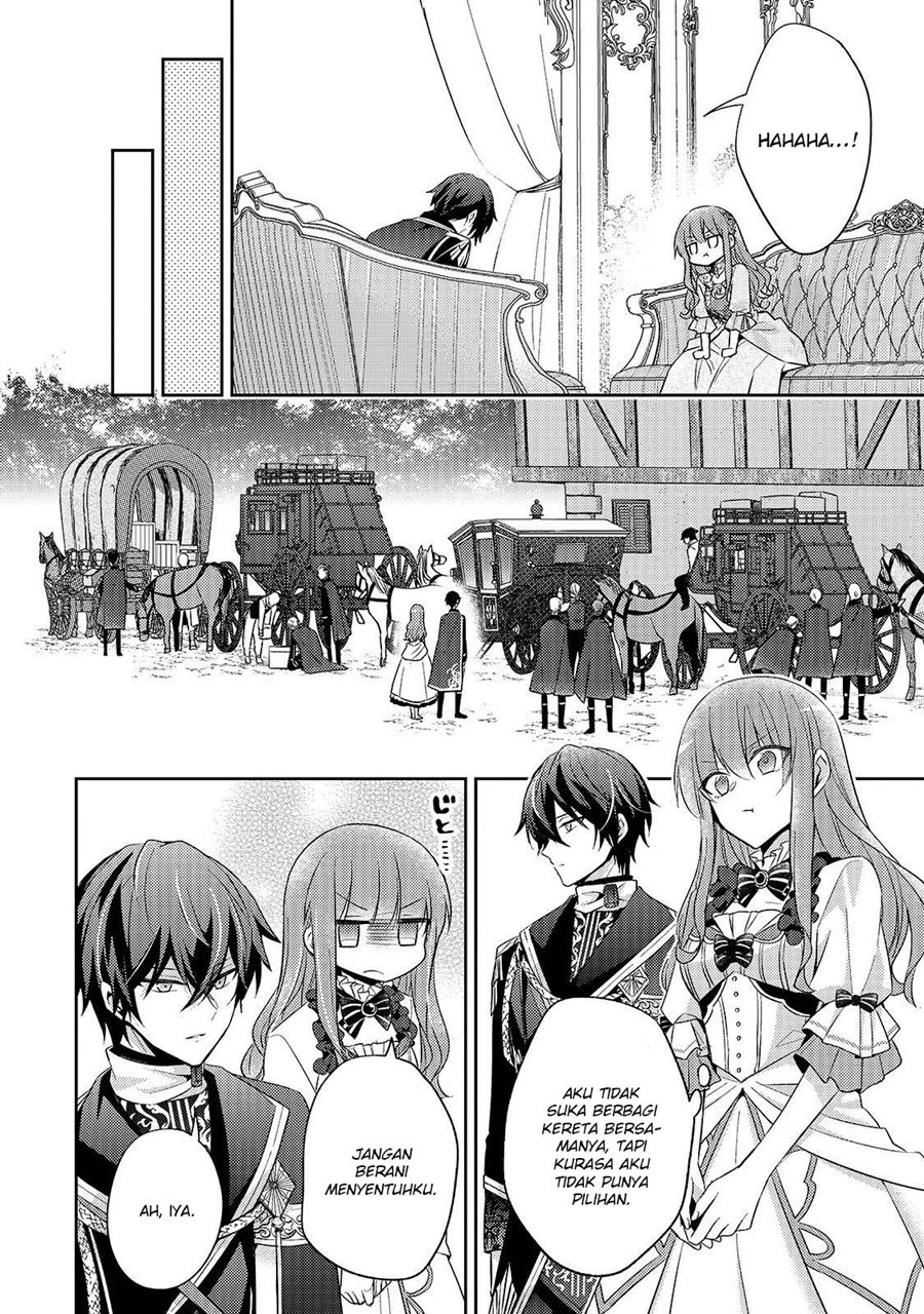 Halaman 17 dari Loop 7-kaime no Akuyaku Reijou wa, Moto Tekikoku de Jiyuu Kimama na Hanayome Seikatsu o Mankitsu Suru Chapter 2