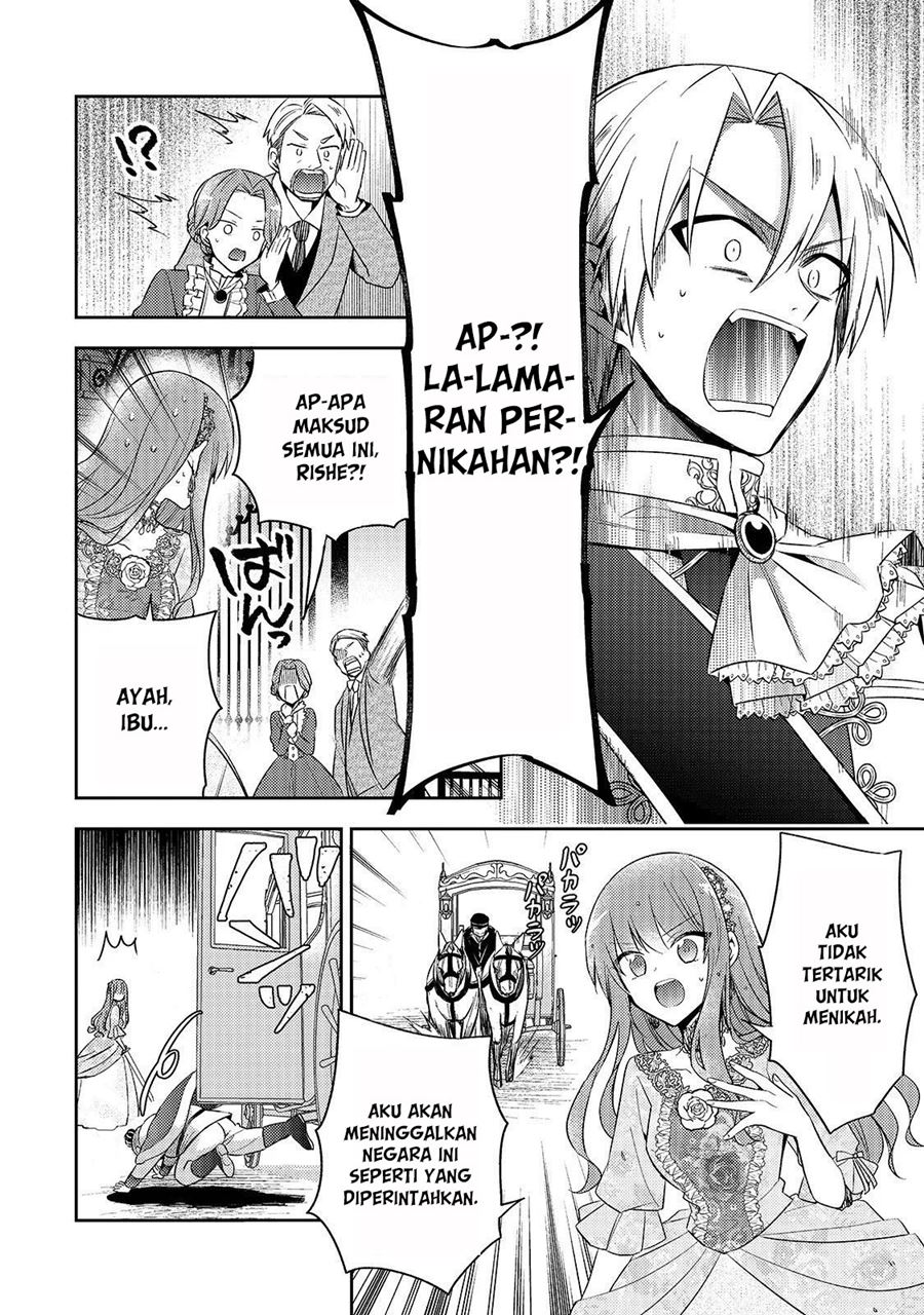 Halaman 5 dari Loop 7-kaime no Akuyaku Reijou wa, Moto Tekikoku de Jiyuu Kimama na Hanayome Seikatsu o Mankitsu Suru Chapter 2