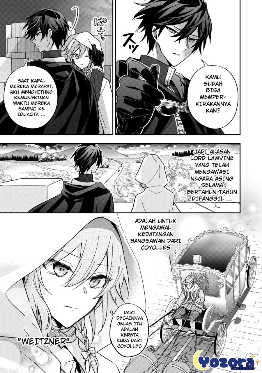 Halaman 18 dari Loop 7-kaime no Akuyaku Reijou wa, Moto Tekikoku de Jiyuu Kimama na Hanayome Seikatsu o Mankitsu Suru Chapter 20