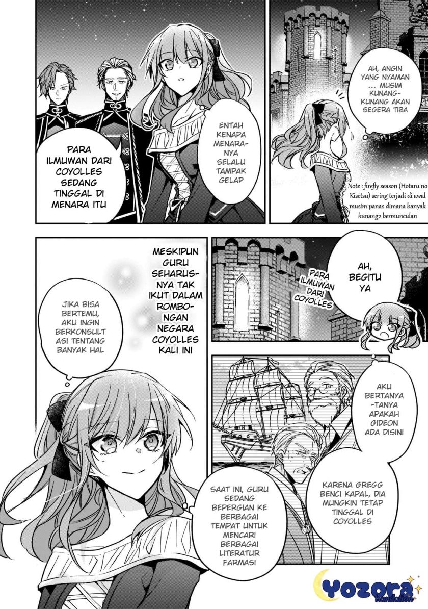 Halaman 11 dari Loop 7-kaime no Akuyaku Reijou wa, Moto Tekikoku de Jiyuu Kimama na Hanayome Seikatsu o Mankitsu Suru Chapter 21