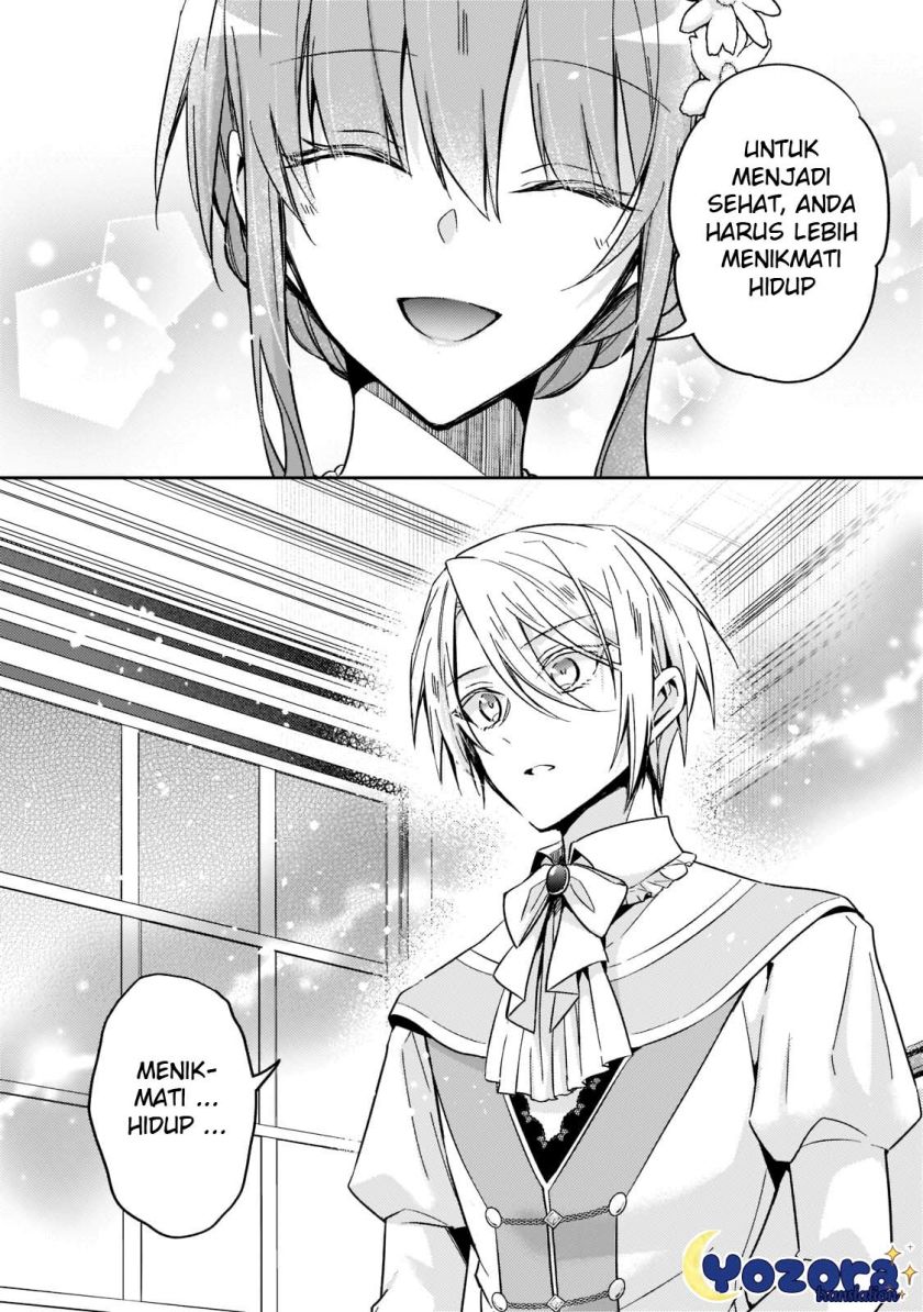 Halaman 28 dari Loop 7-kaime no Akuyaku Reijou wa, Moto Tekikoku de Jiyuu Kimama na Hanayome Seikatsu o Mankitsu Suru Chapter 21