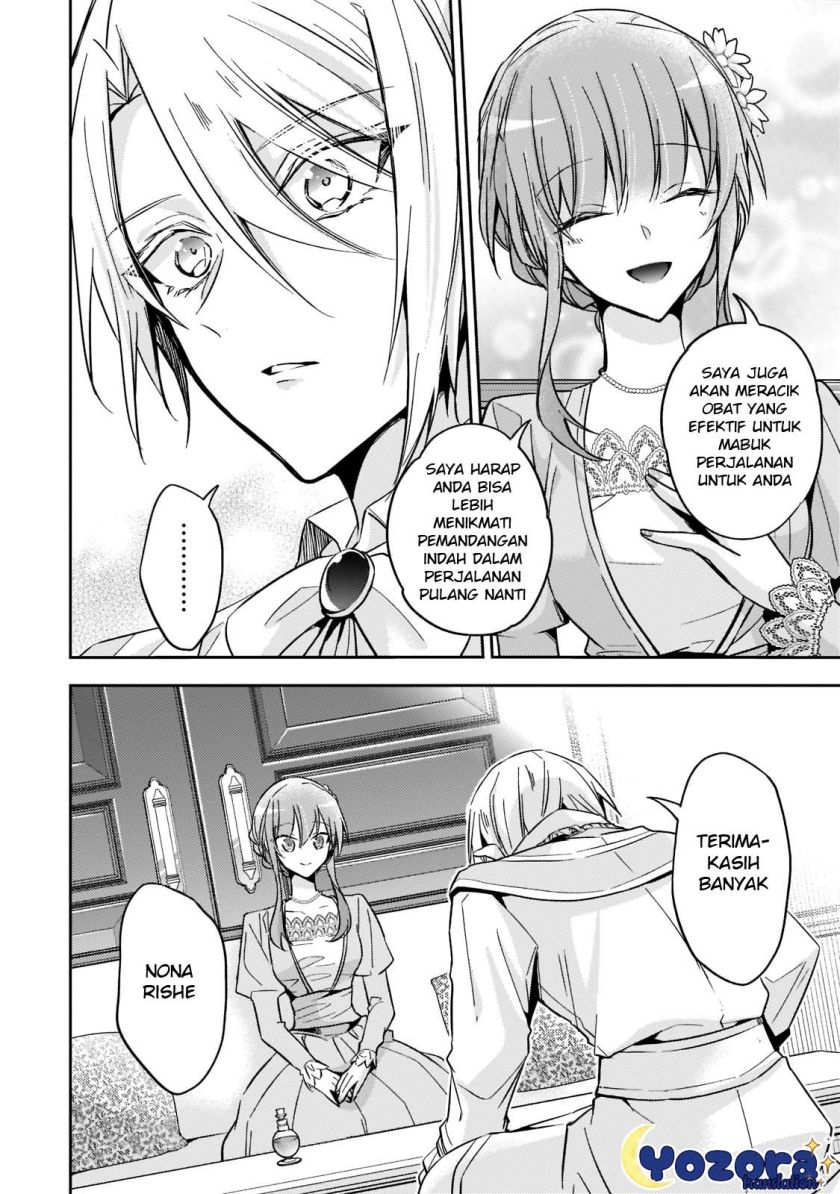 Halaman 29 dari Loop 7-kaime no Akuyaku Reijou wa, Moto Tekikoku de Jiyuu Kimama na Hanayome Seikatsu o Mankitsu Suru Chapter 21