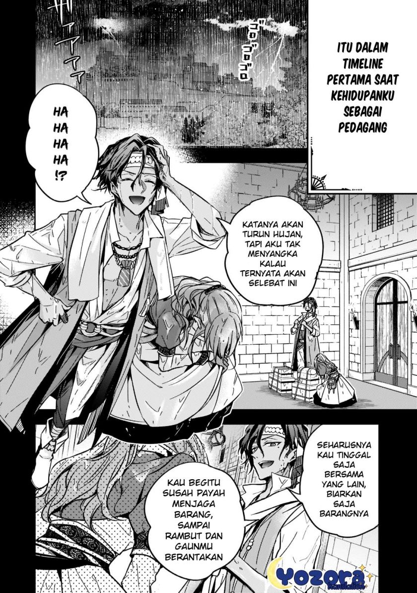 Halaman 3 dari Loop 7-kaime no Akuyaku Reijou wa, Moto Tekikoku de Jiyuu Kimama na Hanayome Seikatsu o Mankitsu Suru Chapter 21