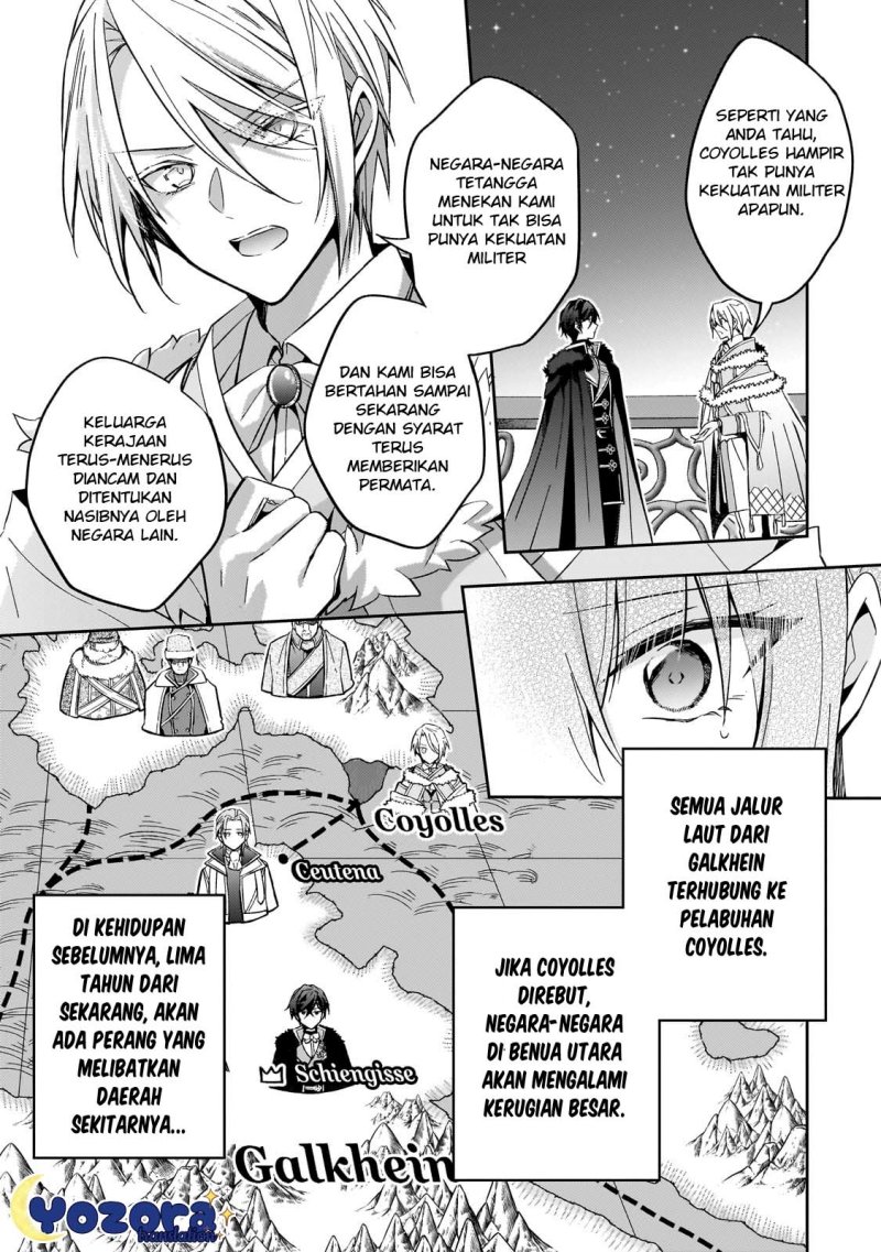 Halaman 10 dari Loop 7-kaime no Akuyaku Reijou wa, Moto Tekikoku de Jiyuu Kimama na Hanayome Seikatsu o Mankitsu Suru Chapter 23