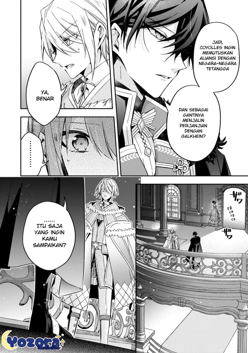 Halaman 13 dari Loop 7-kaime no Akuyaku Reijou wa, Moto Tekikoku de Jiyuu Kimama na Hanayome Seikatsu o Mankitsu Suru Chapter 23
