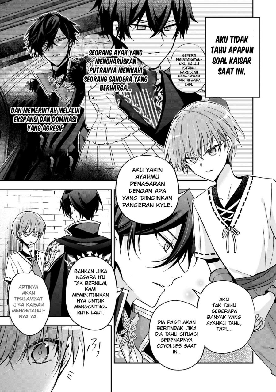 Halaman 18 dari Loop 7-kaime no Akuyaku Reijou wa, Moto Tekikoku de Jiyuu Kimama na Hanayome Seikatsu o Mankitsu Suru Chapter 24