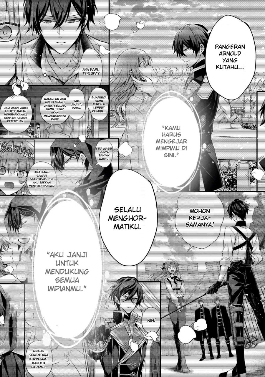 Halaman 22 dari Loop 7-kaime no Akuyaku Reijou wa, Moto Tekikoku de Jiyuu Kimama na Hanayome Seikatsu o Mankitsu Suru Chapter 24