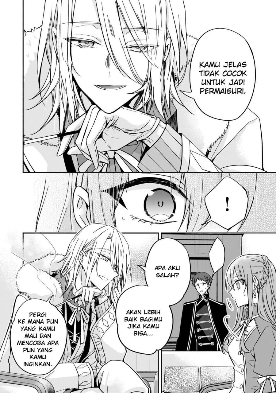 Halaman 33 dari Loop 7-kaime no Akuyaku Reijou wa, Moto Tekikoku de Jiyuu Kimama na Hanayome Seikatsu o Mankitsu Suru Chapter 24