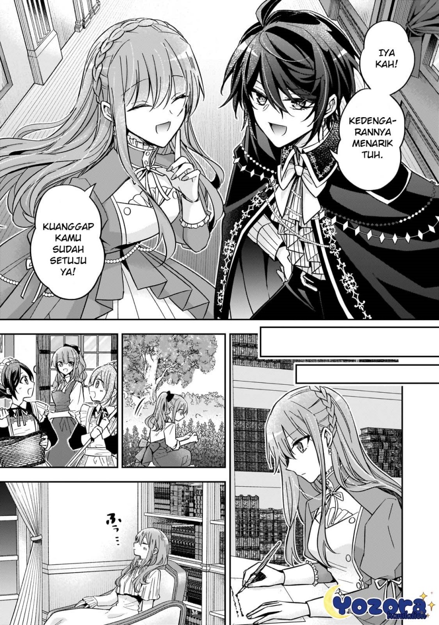 Halaman 18 dari Loop 7-kaime no Akuyaku Reijou wa, Moto Tekikoku de Jiyuu Kimama na Hanayome Seikatsu o Mankitsu Suru Chapter 25