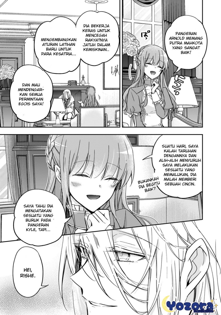 Halaman 6 dari Loop 7-kaime no Akuyaku Reijou wa, Moto Tekikoku de Jiyuu Kimama na Hanayome Seikatsu o Mankitsu Suru Chapter 25