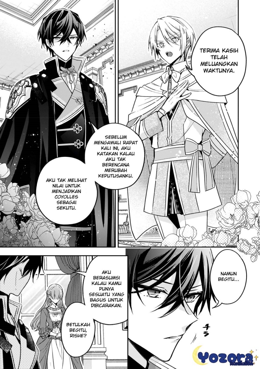 Halaman 16 dari Loop 7-kaime no Akuyaku Reijou wa, Moto Tekikoku de Jiyuu Kimama na Hanayome Seikatsu o Mankitsu Suru Chapter 27