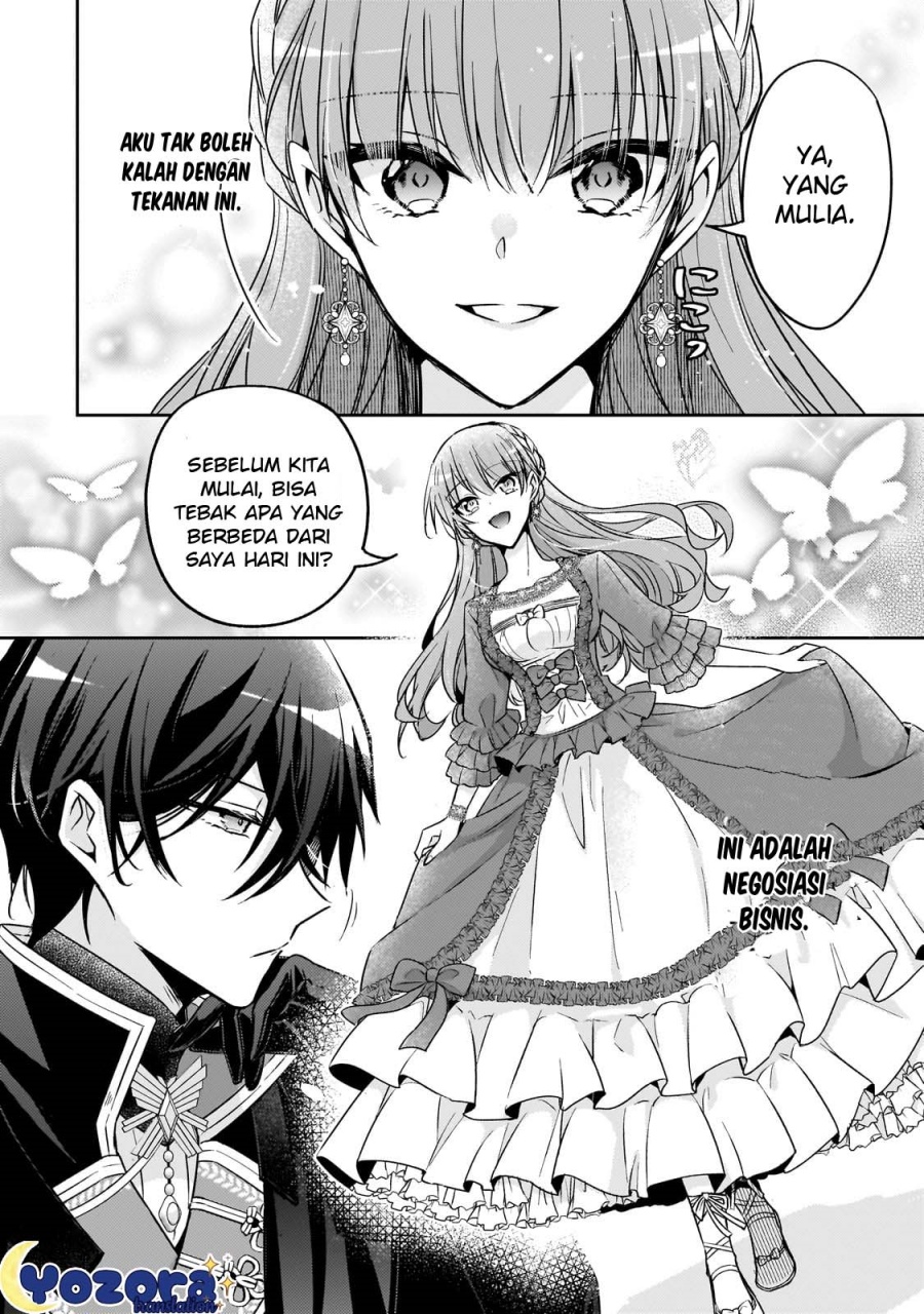 Halaman 17 dari Loop 7-kaime no Akuyaku Reijou wa, Moto Tekikoku de Jiyuu Kimama na Hanayome Seikatsu o Mankitsu Suru Chapter 27