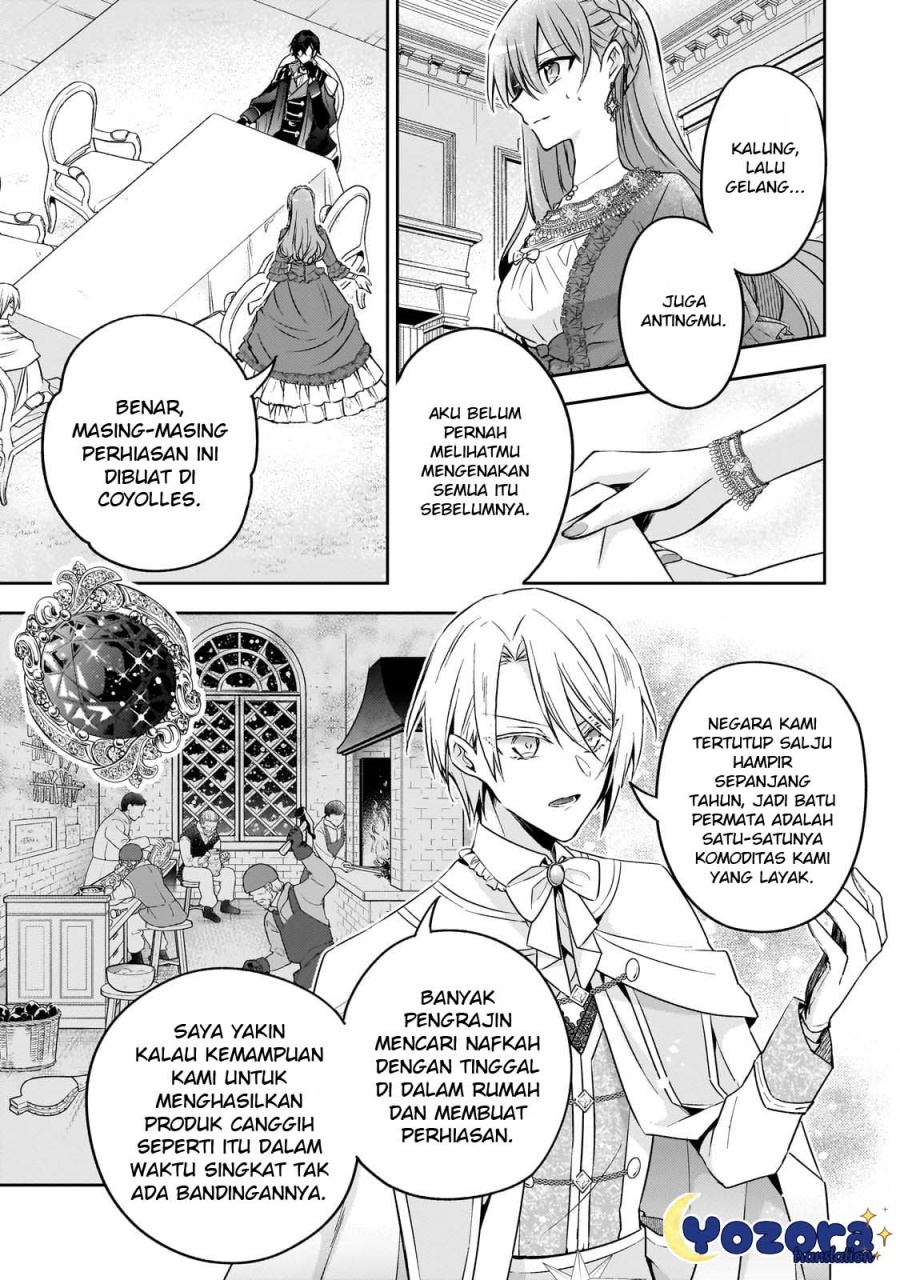 Halaman 18 dari Loop 7-kaime no Akuyaku Reijou wa, Moto Tekikoku de Jiyuu Kimama na Hanayome Seikatsu o Mankitsu Suru Chapter 27