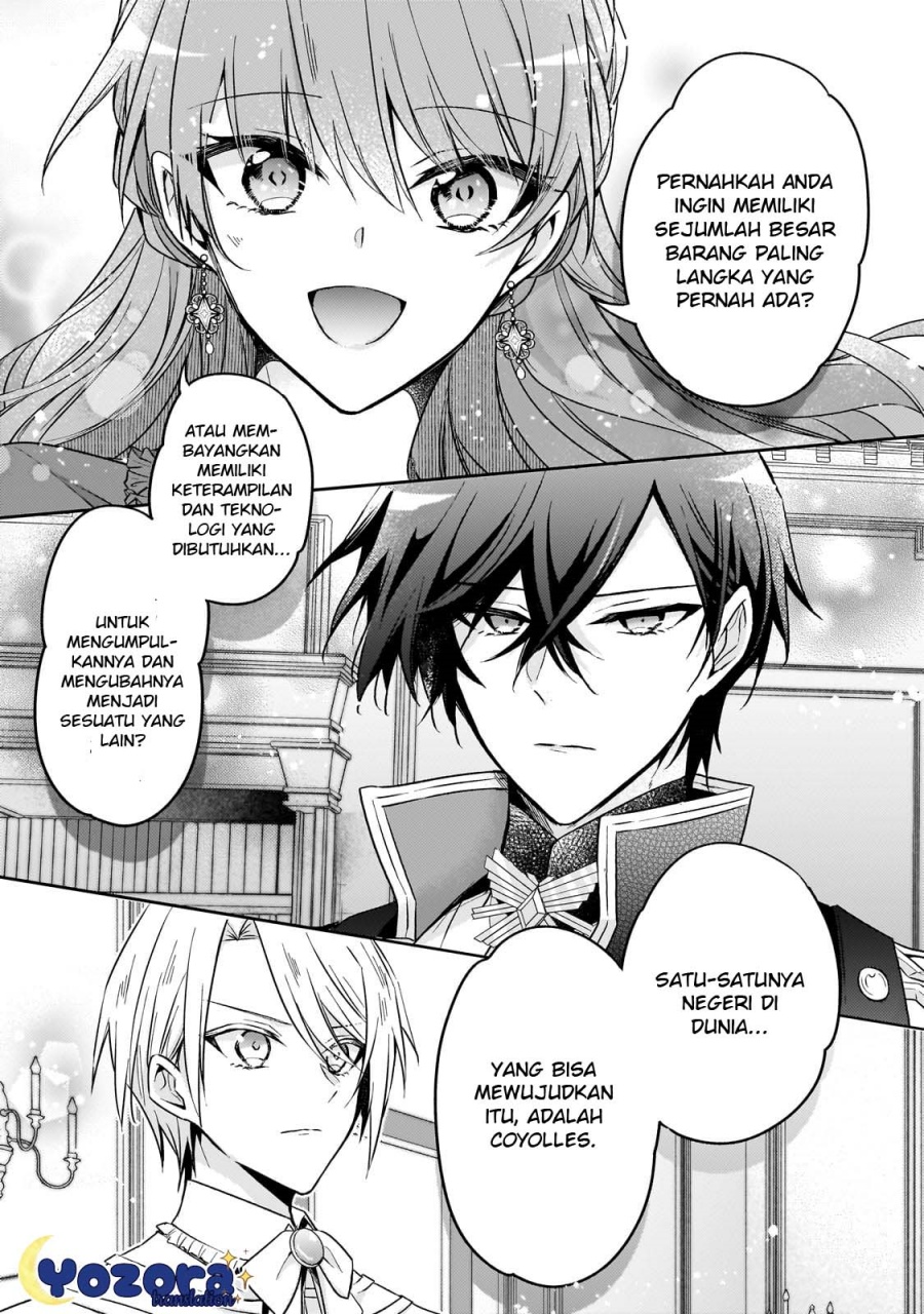Halaman 24 dari Loop 7-kaime no Akuyaku Reijou wa, Moto Tekikoku de Jiyuu Kimama na Hanayome Seikatsu o Mankitsu Suru Chapter 27
