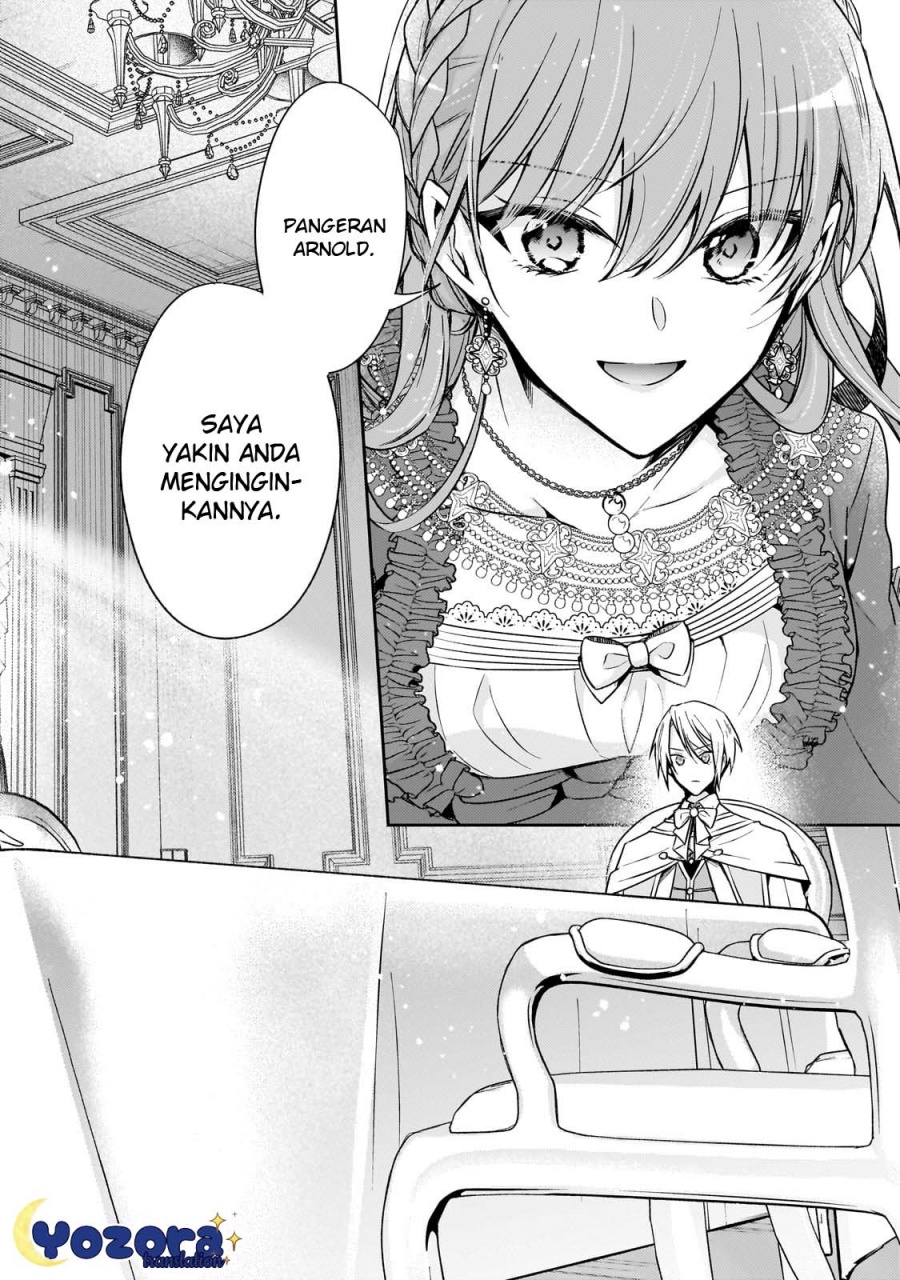 Halaman 25 dari Loop 7-kaime no Akuyaku Reijou wa, Moto Tekikoku de Jiyuu Kimama na Hanayome Seikatsu o Mankitsu Suru Chapter 27