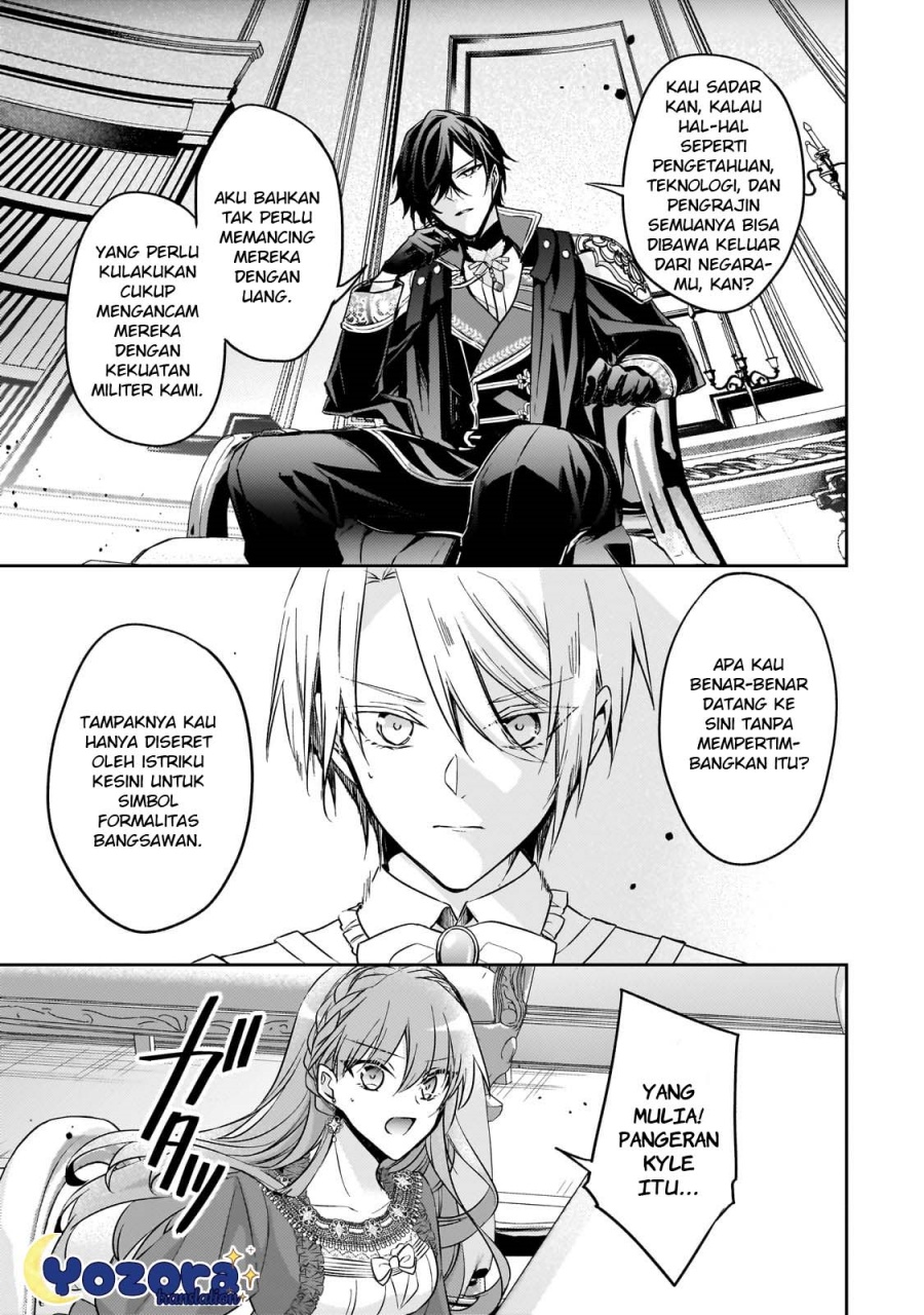 Halaman 30 dari Loop 7-kaime no Akuyaku Reijou wa, Moto Tekikoku de Jiyuu Kimama na Hanayome Seikatsu o Mankitsu Suru Chapter 27