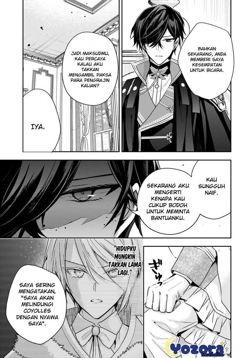Halaman 10 dari Loop 7-kaime no Akuyaku Reijou wa, Moto Tekikoku de Jiyuu Kimama na Hanayome Seikatsu o Mankitsu Suru Chapter 28