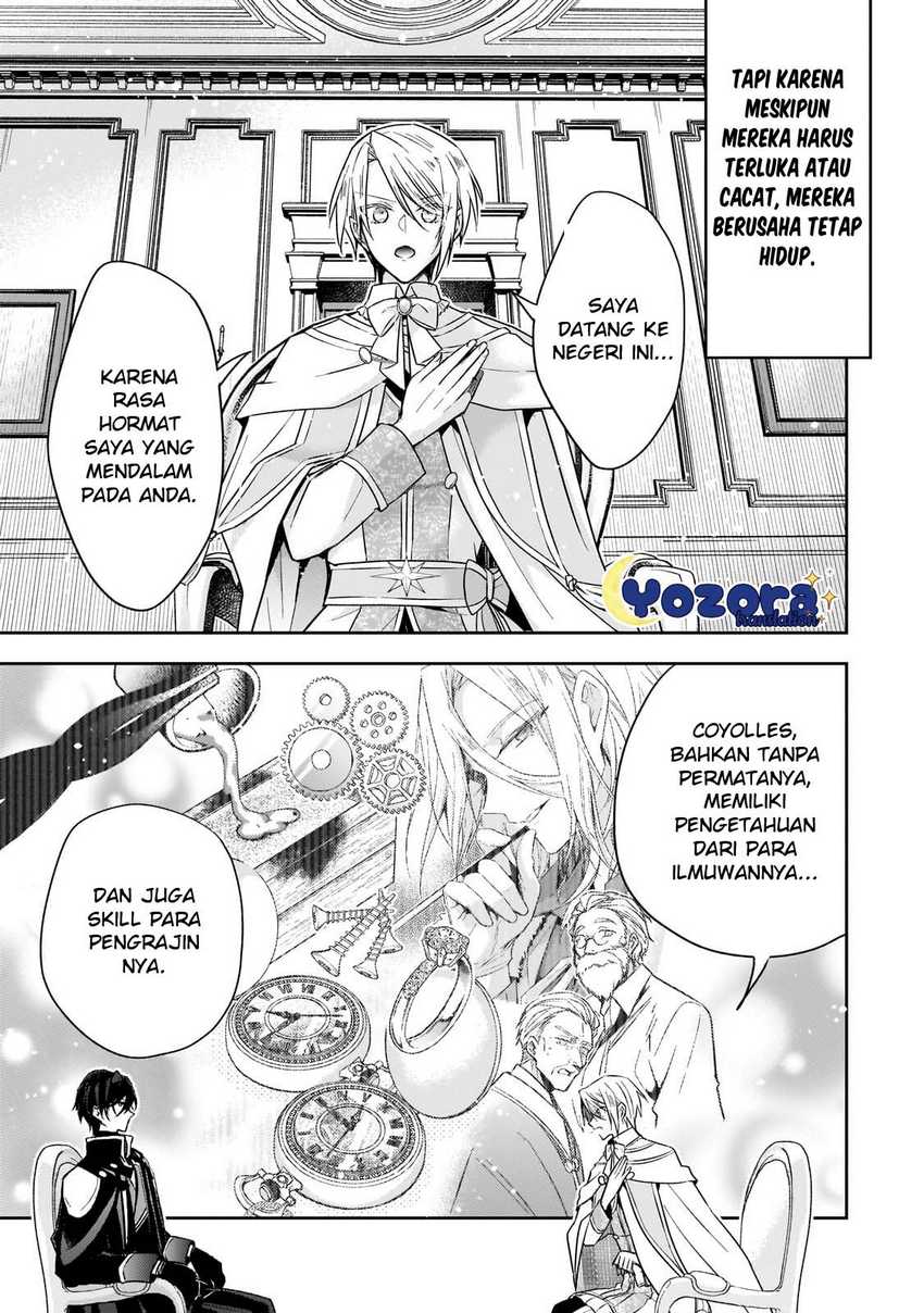 Halaman 12 dari Loop 7-kaime no Akuyaku Reijou wa, Moto Tekikoku de Jiyuu Kimama na Hanayome Seikatsu o Mankitsu Suru Chapter 28