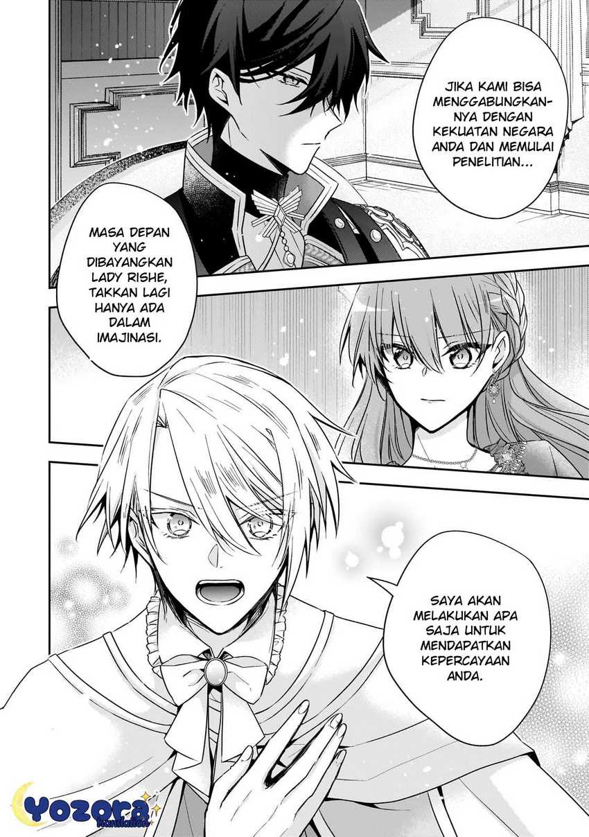 Halaman 13 dari Loop 7-kaime no Akuyaku Reijou wa, Moto Tekikoku de Jiyuu Kimama na Hanayome Seikatsu o Mankitsu Suru Chapter 28