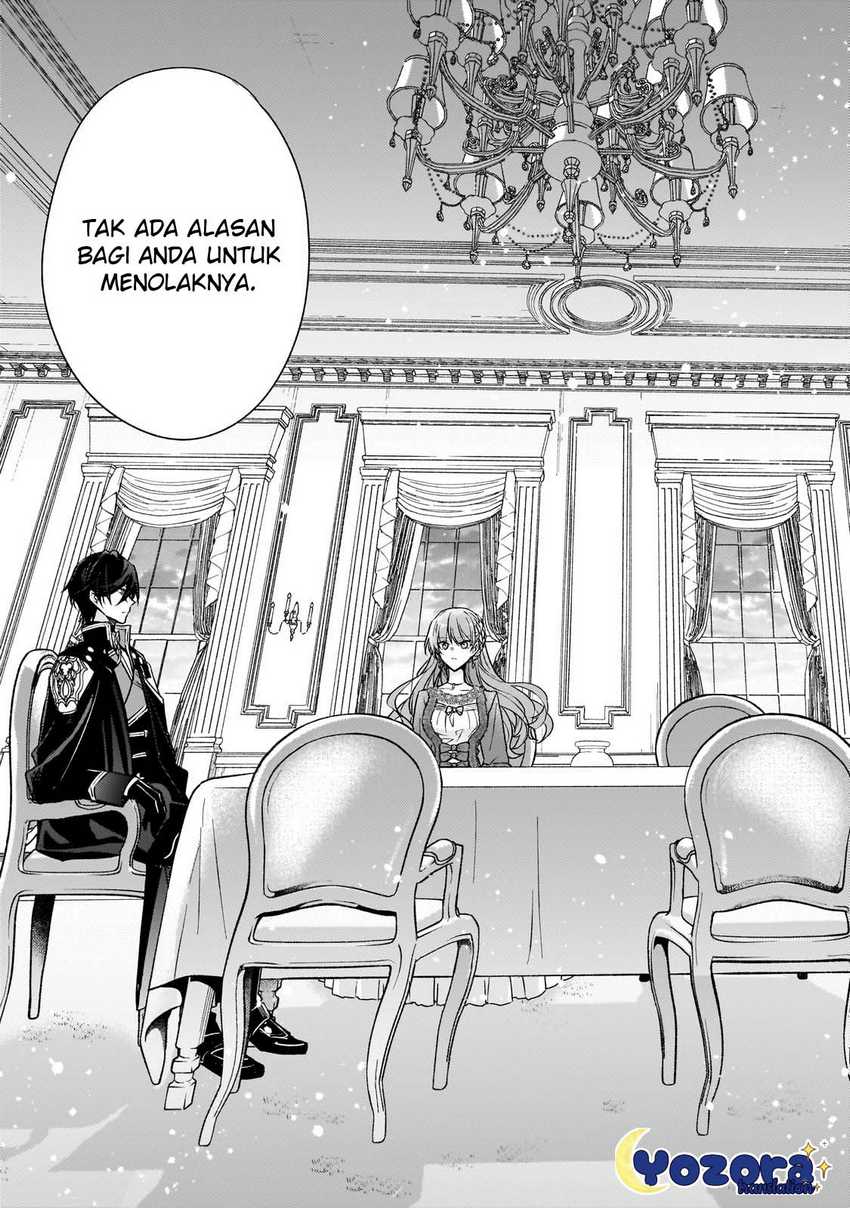Halaman 8 dari Loop 7-kaime no Akuyaku Reijou wa, Moto Tekikoku de Jiyuu Kimama na Hanayome Seikatsu o Mankitsu Suru Chapter 28