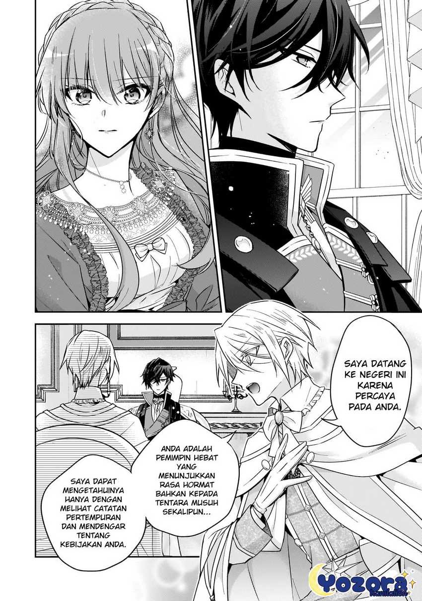 Halaman 9 dari Loop 7-kaime no Akuyaku Reijou wa, Moto Tekikoku de Jiyuu Kimama na Hanayome Seikatsu o Mankitsu Suru Chapter 28