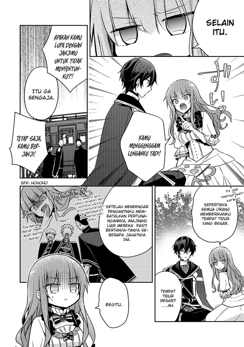 Halaman 13 dari Loop 7-kaime no Akuyaku Reijou wa, Moto Tekikoku de Jiyuu Kimama na Hanayome Seikatsu o Mankitsu Suru Chapter 3