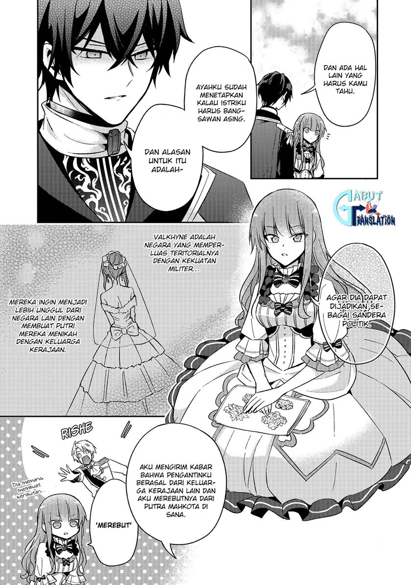 Halaman 14 dari Loop 7-kaime no Akuyaku Reijou wa, Moto Tekikoku de Jiyuu Kimama na Hanayome Seikatsu o Mankitsu Suru Chapter 3