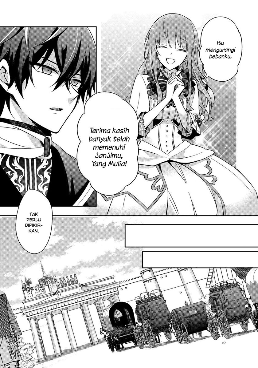 Halaman 16 dari Loop 7-kaime no Akuyaku Reijou wa, Moto Tekikoku de Jiyuu Kimama na Hanayome Seikatsu o Mankitsu Suru Chapter 3