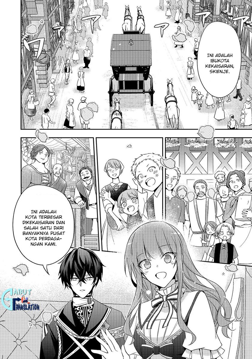 Halaman 18 dari Loop 7-kaime no Akuyaku Reijou wa, Moto Tekikoku de Jiyuu Kimama na Hanayome Seikatsu o Mankitsu Suru Chapter 3