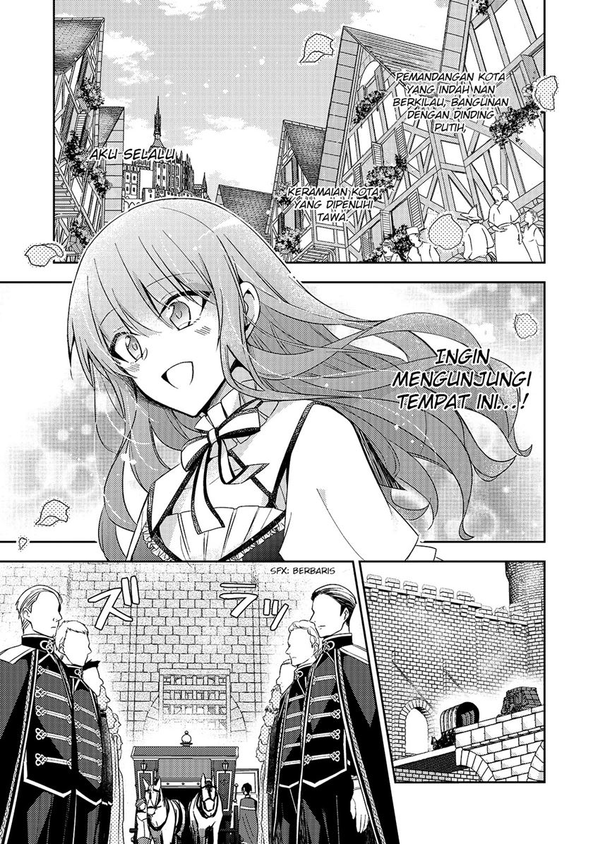 Halaman 19 dari Loop 7-kaime no Akuyaku Reijou wa, Moto Tekikoku de Jiyuu Kimama na Hanayome Seikatsu o Mankitsu Suru Chapter 3