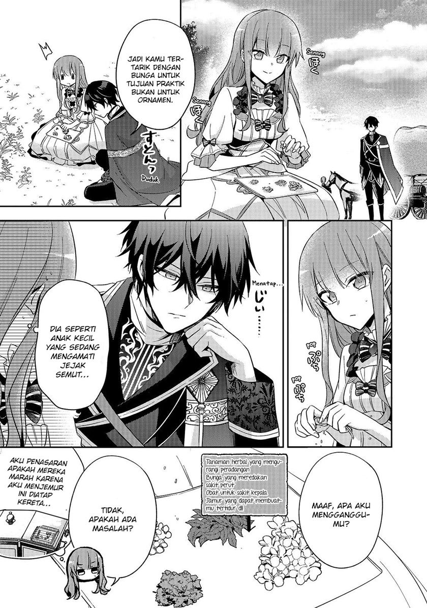 Halaman 8 dari Loop 7-kaime no Akuyaku Reijou wa, Moto Tekikoku de Jiyuu Kimama na Hanayome Seikatsu o Mankitsu Suru Chapter 3