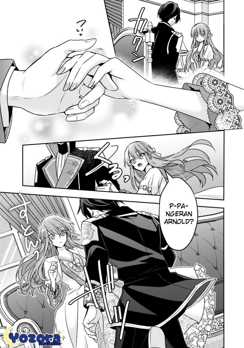Halaman 12 dari Loop 7-kaime no Akuyaku Reijou wa, Moto Tekikoku de Jiyuu Kimama na Hanayome Seikatsu o Mankitsu Suru Chapter 31