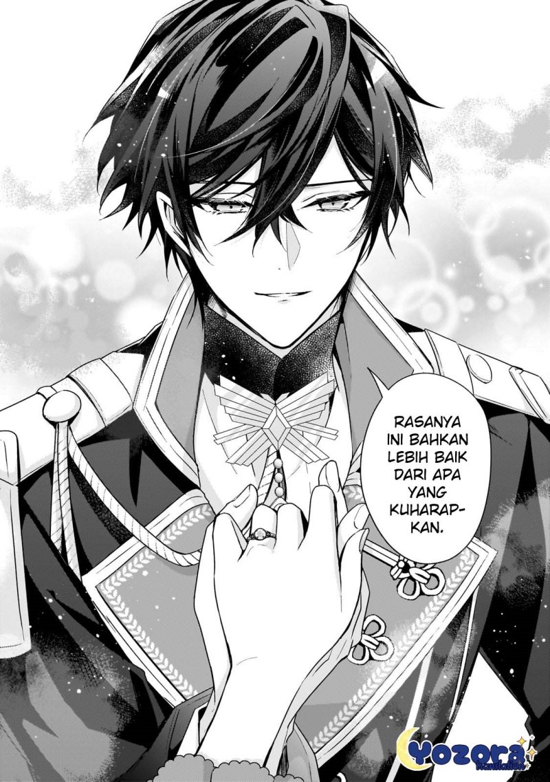 Halaman 21 dari Loop 7-kaime no Akuyaku Reijou wa, Moto Tekikoku de Jiyuu Kimama na Hanayome Seikatsu o Mankitsu Suru Chapter 31