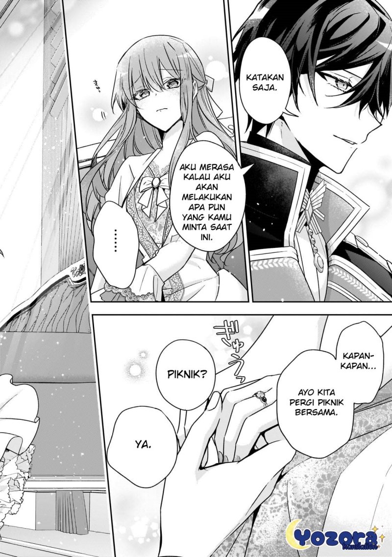 Halaman 23 dari Loop 7-kaime no Akuyaku Reijou wa, Moto Tekikoku de Jiyuu Kimama na Hanayome Seikatsu o Mankitsu Suru Chapter 31